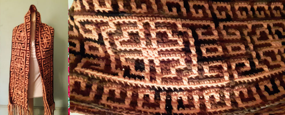 Design A Scarf Challenge 2022 - Copper Penny Scarf