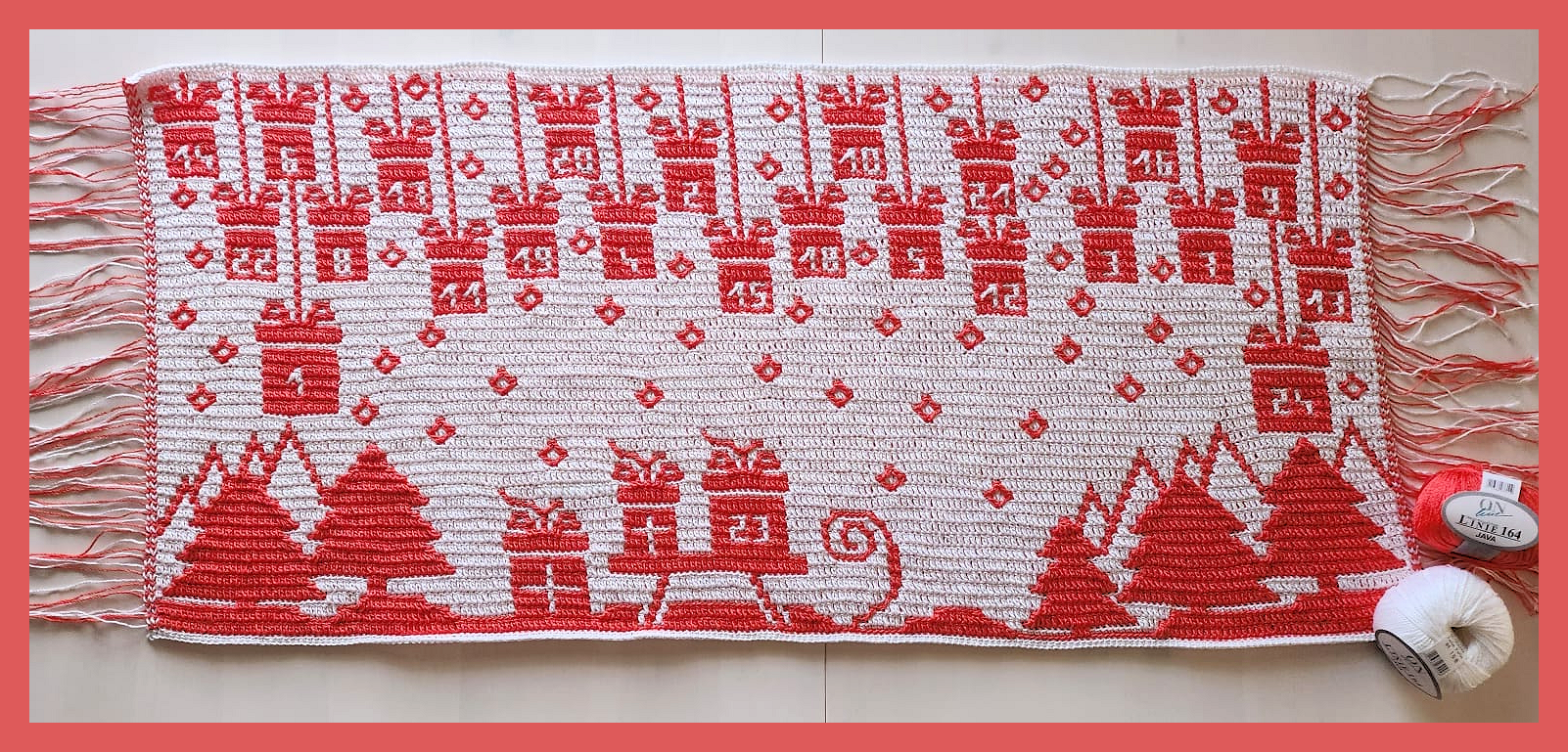Cal Christmas Countdown 2023 pattern