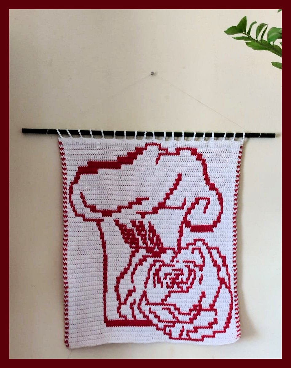 Chef`s hat and Rose pattern
