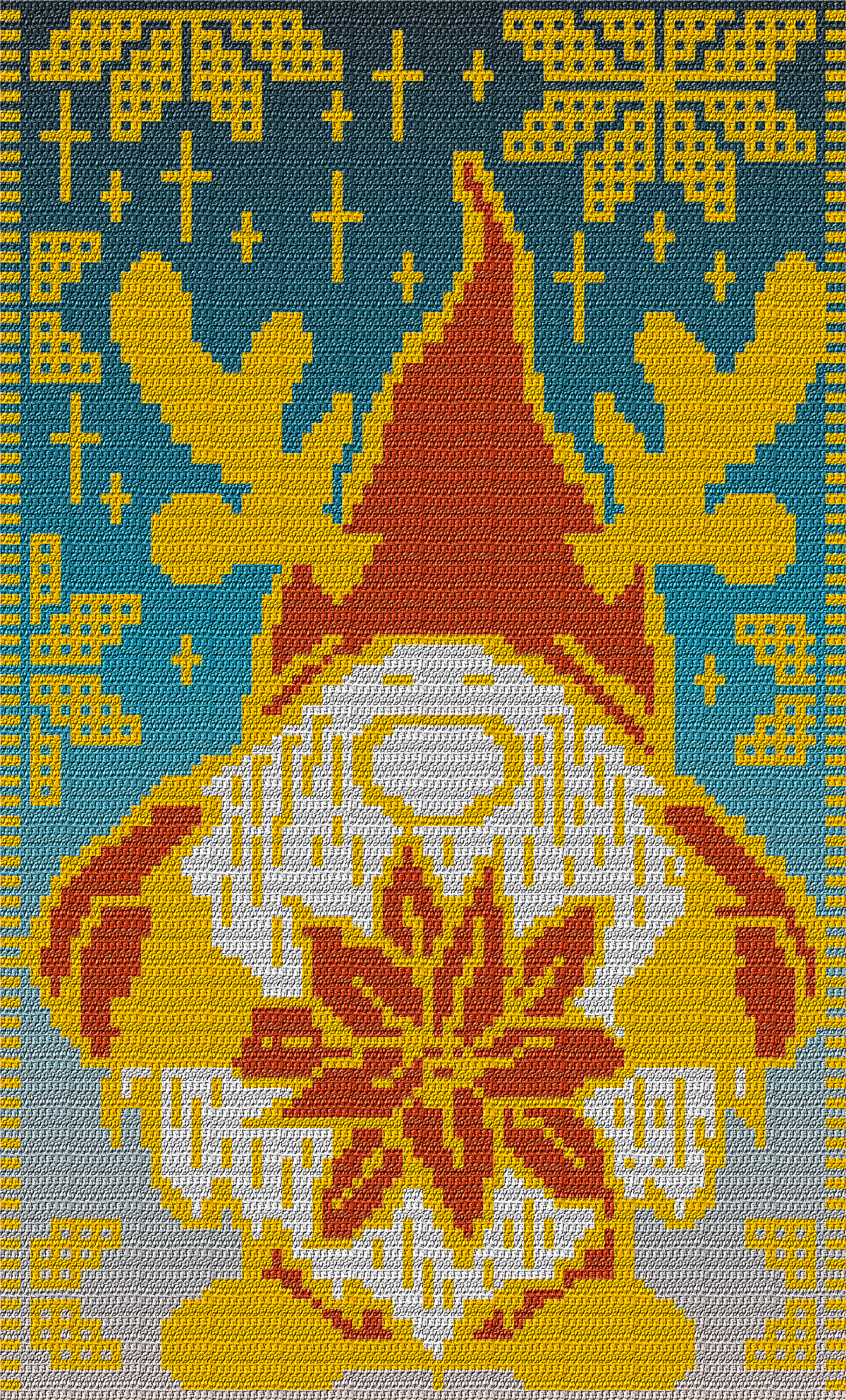 Christmas Reindeer Gnome pattern