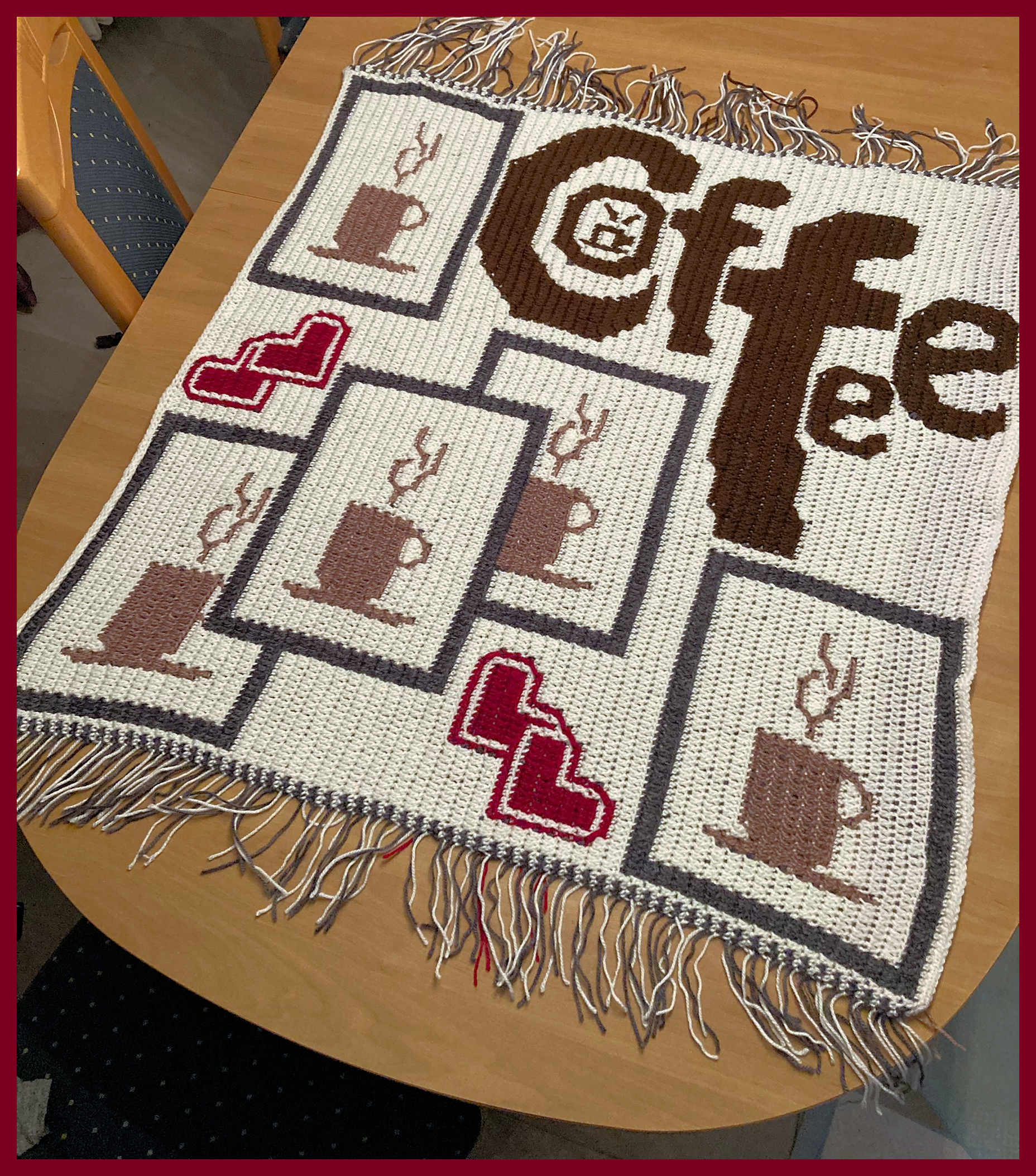Coffee Mosaic Lover pattern