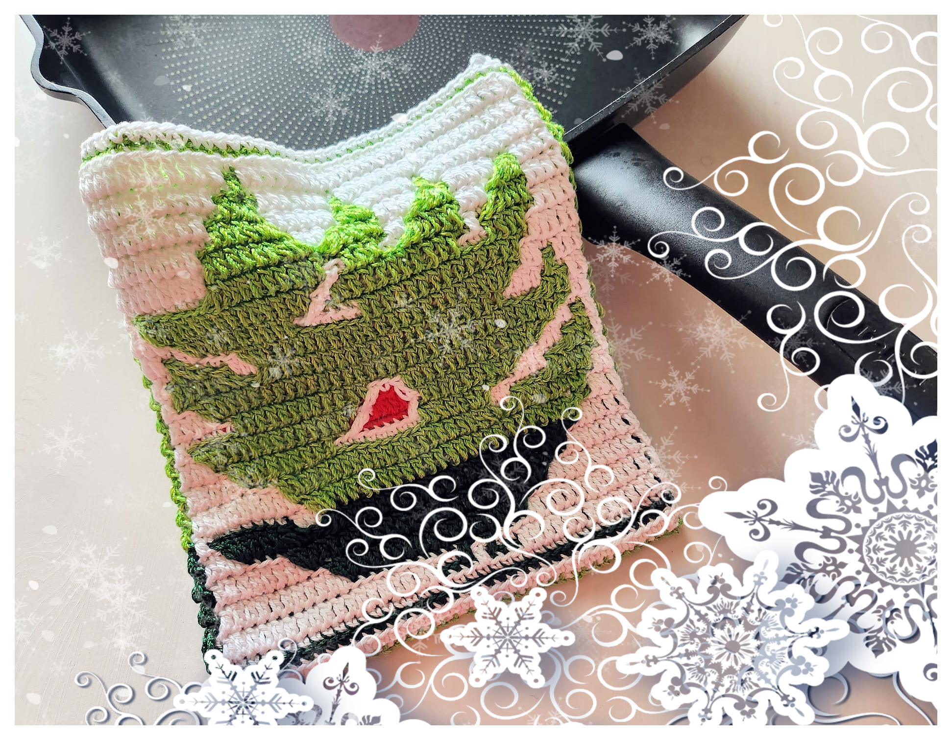 Crazy Mosaic Christmas Tree pattern