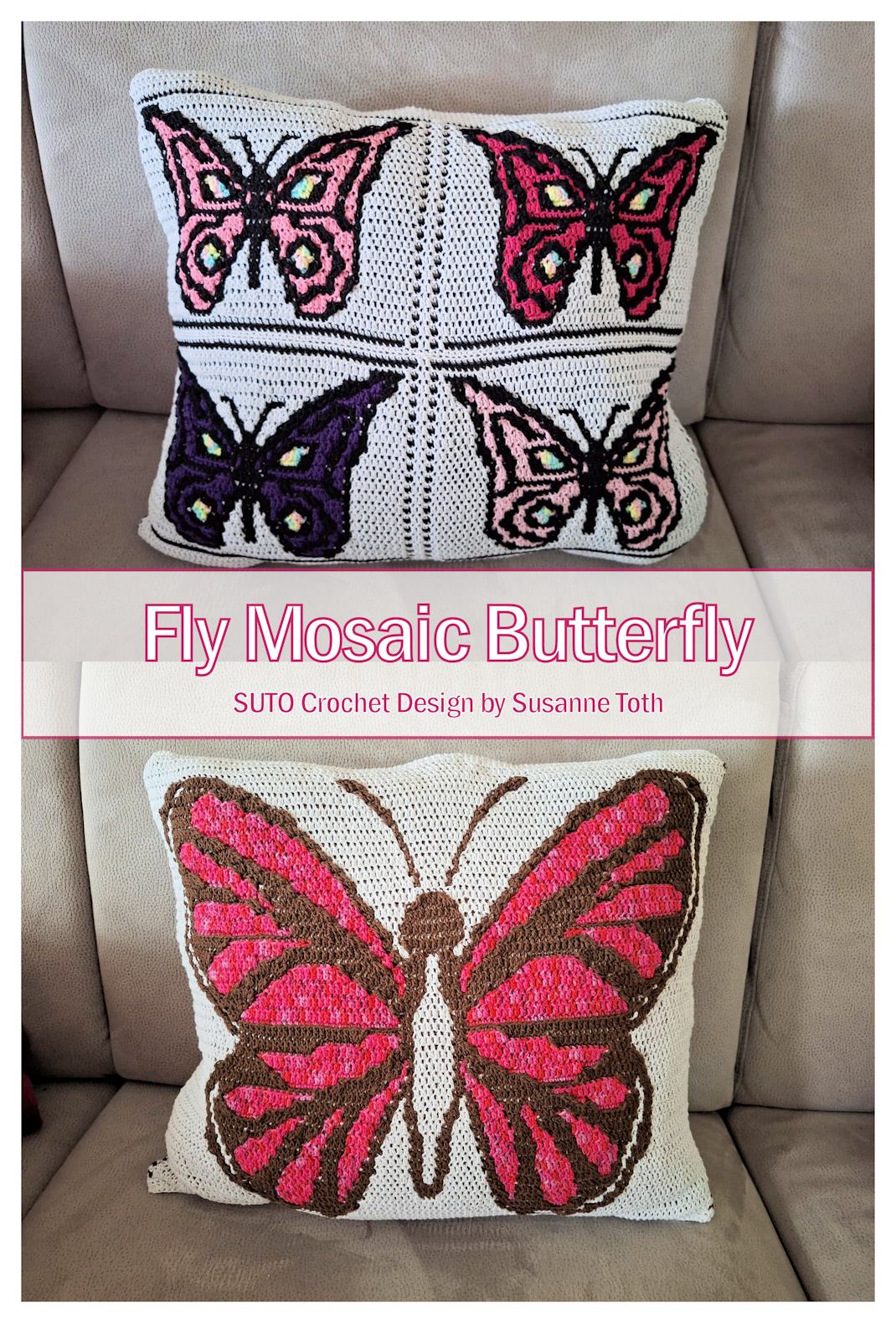 Fly Mosaic Butterfly pattern
