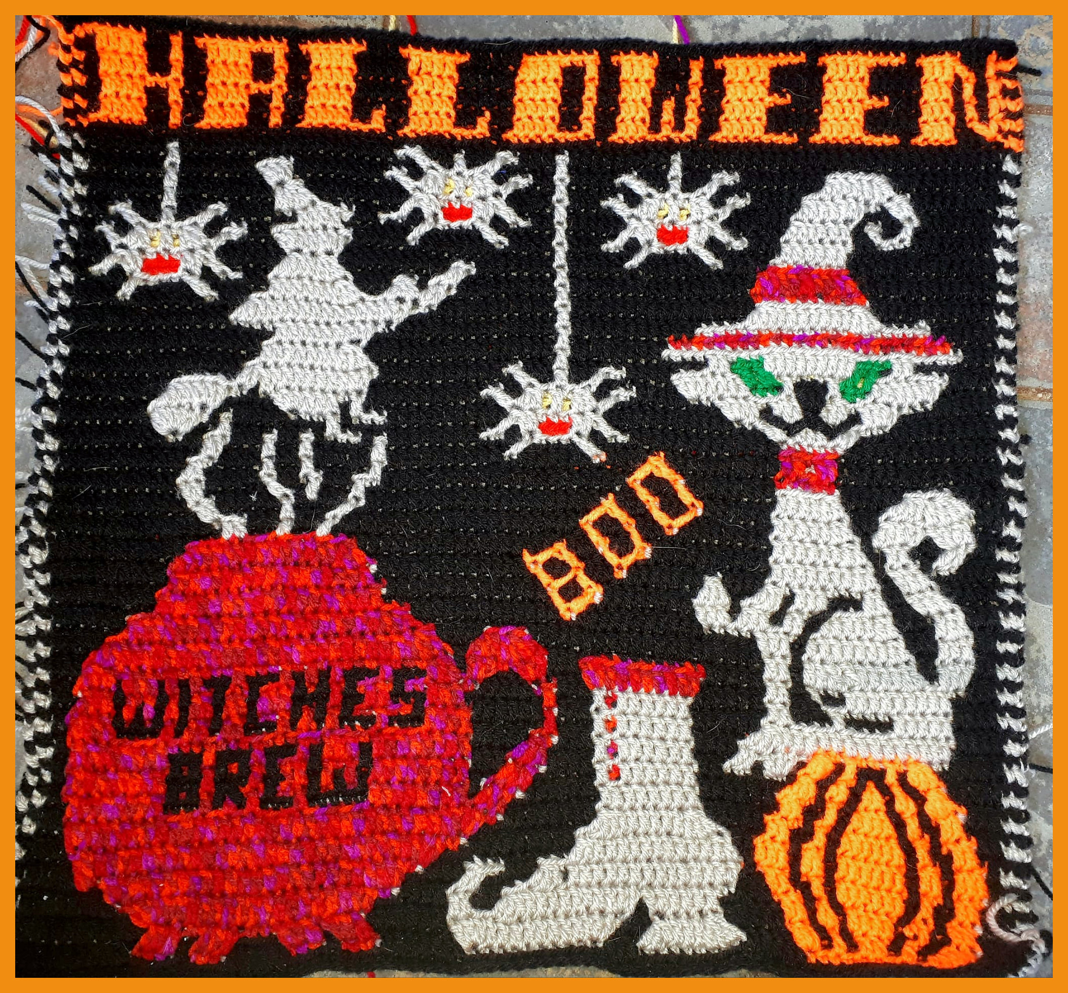 Halloween Mosaic Mug pattern