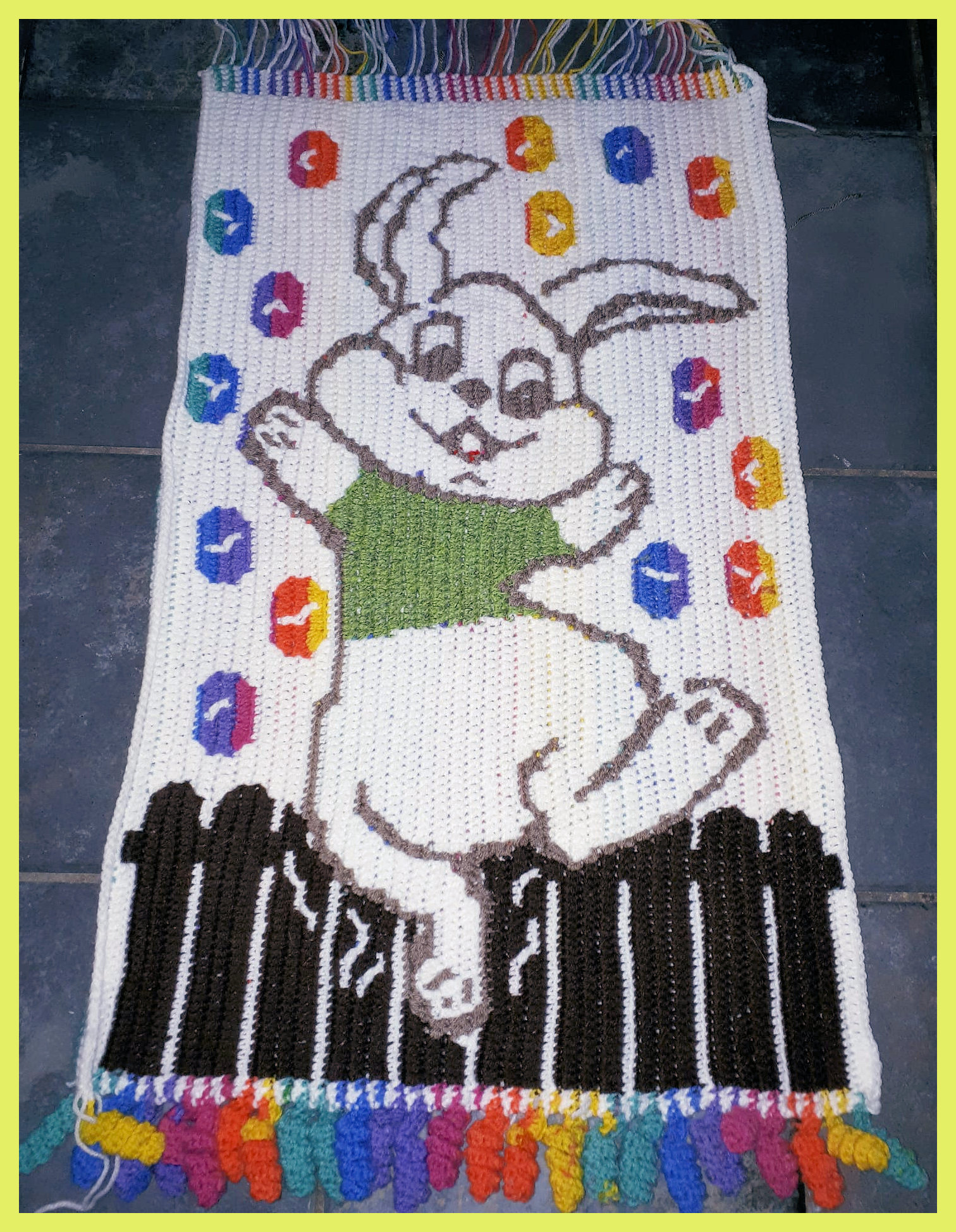 Mosaic Crash Easter Bunny pattern