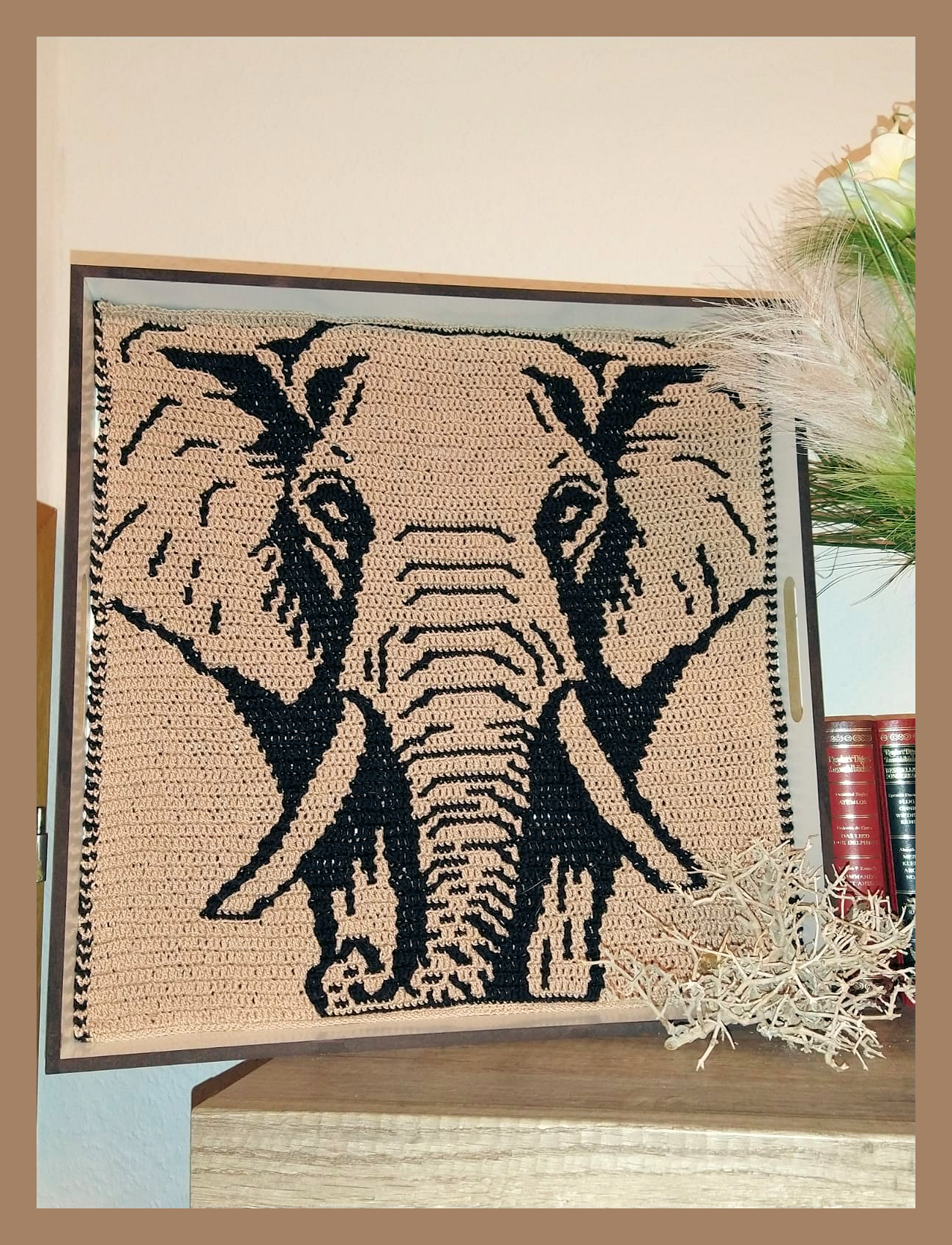 Mosaic Elephant pattern