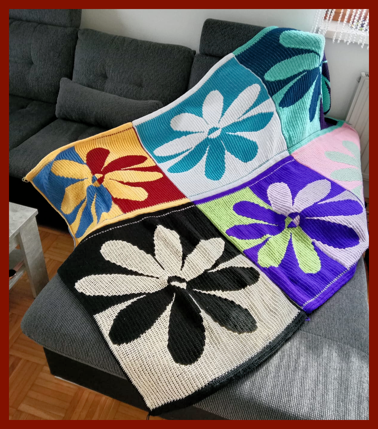 Mosaic Flowerpower pattern