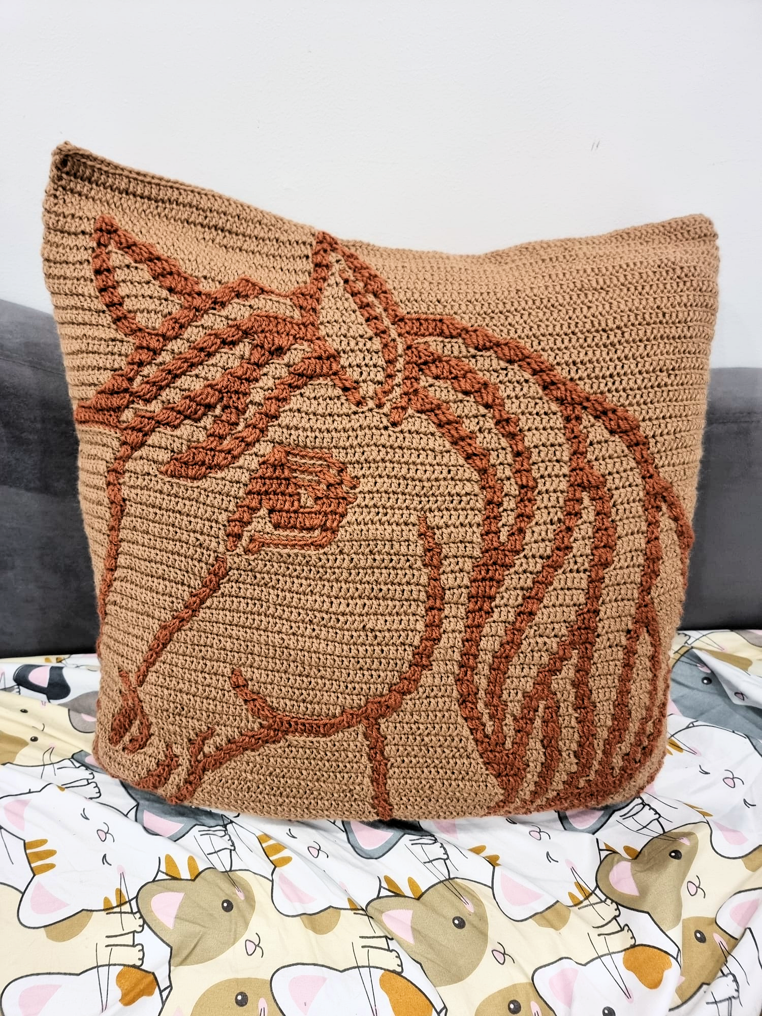 Mosaic Horse Love pattern