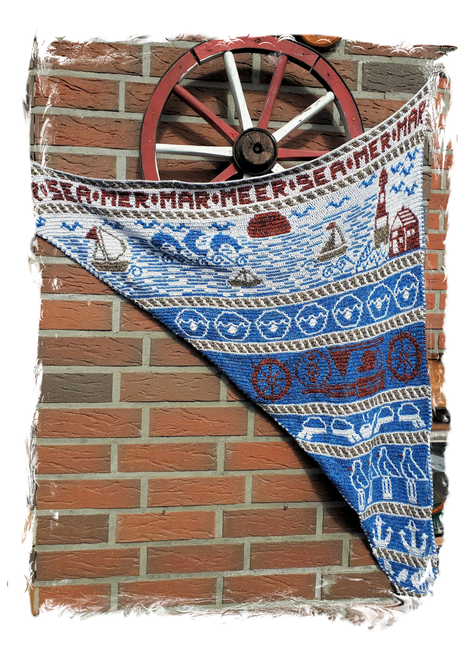 Mosaic Maritime Love pattern