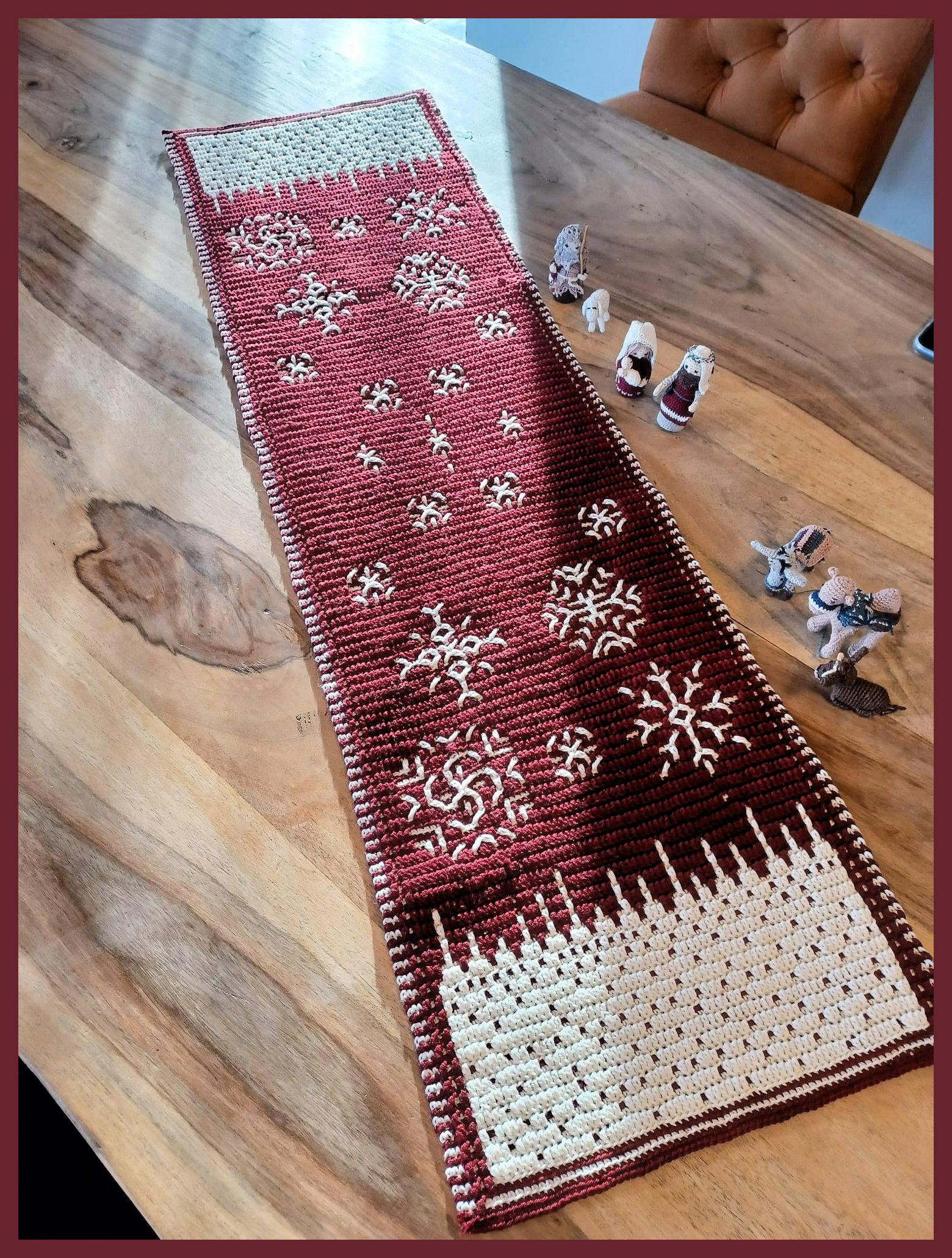 Mosaic Snowflake Magic pattern