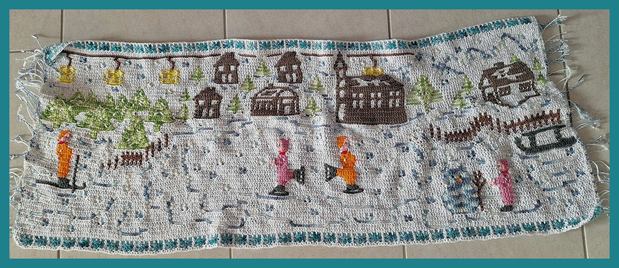 Mosaic Sweet winter time pattern