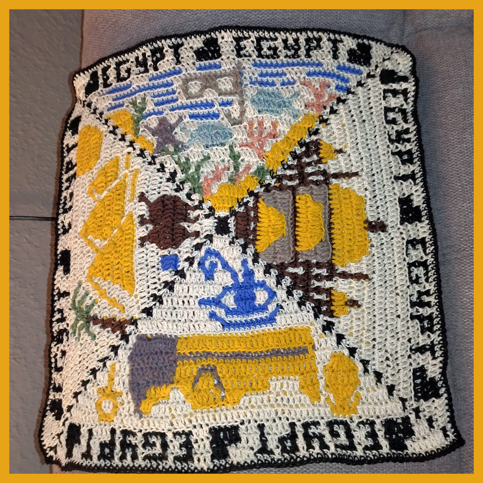 Mosaic trip Egypt pattern