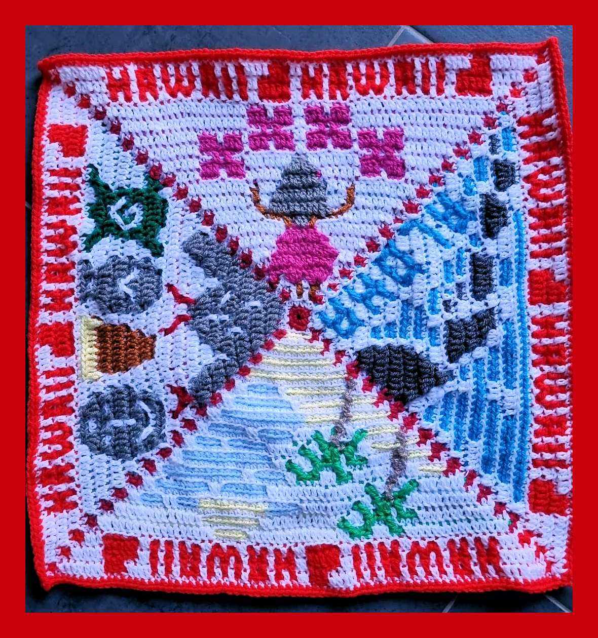 Mosaic trip Hawaii pattern