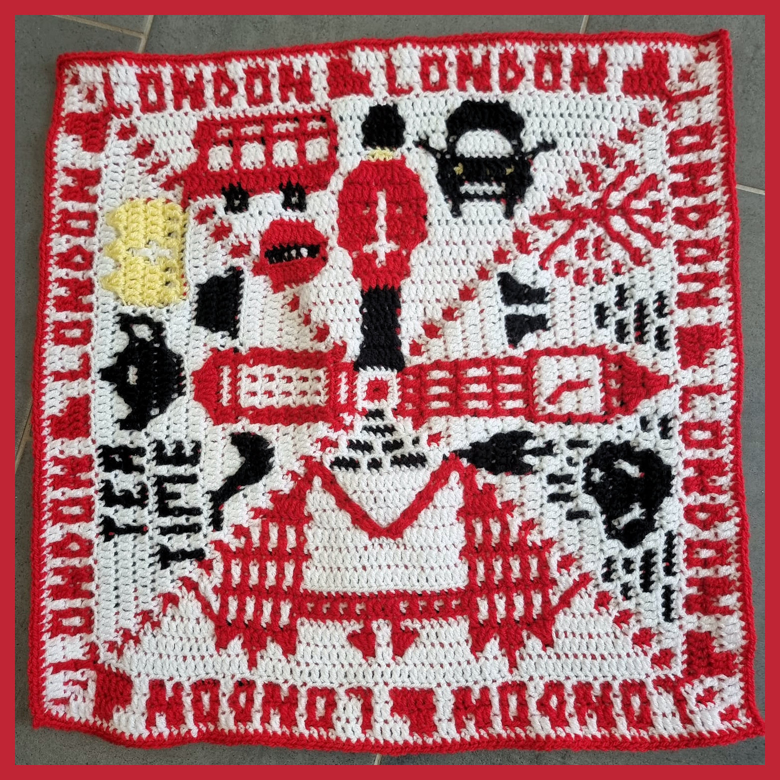 Mosaic trip London pattern