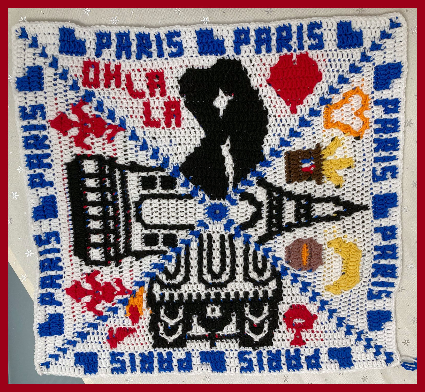 Mosaic trip Paris pattern