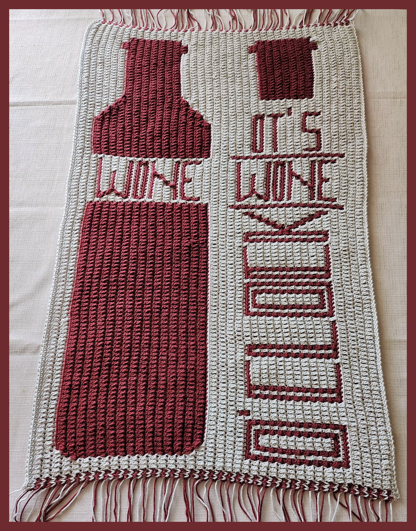 Mosaic Wine Time pattern