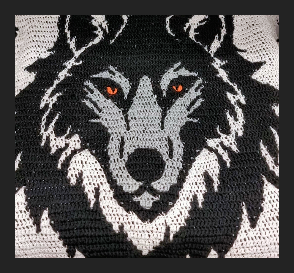 Mosaic Wolf pattern