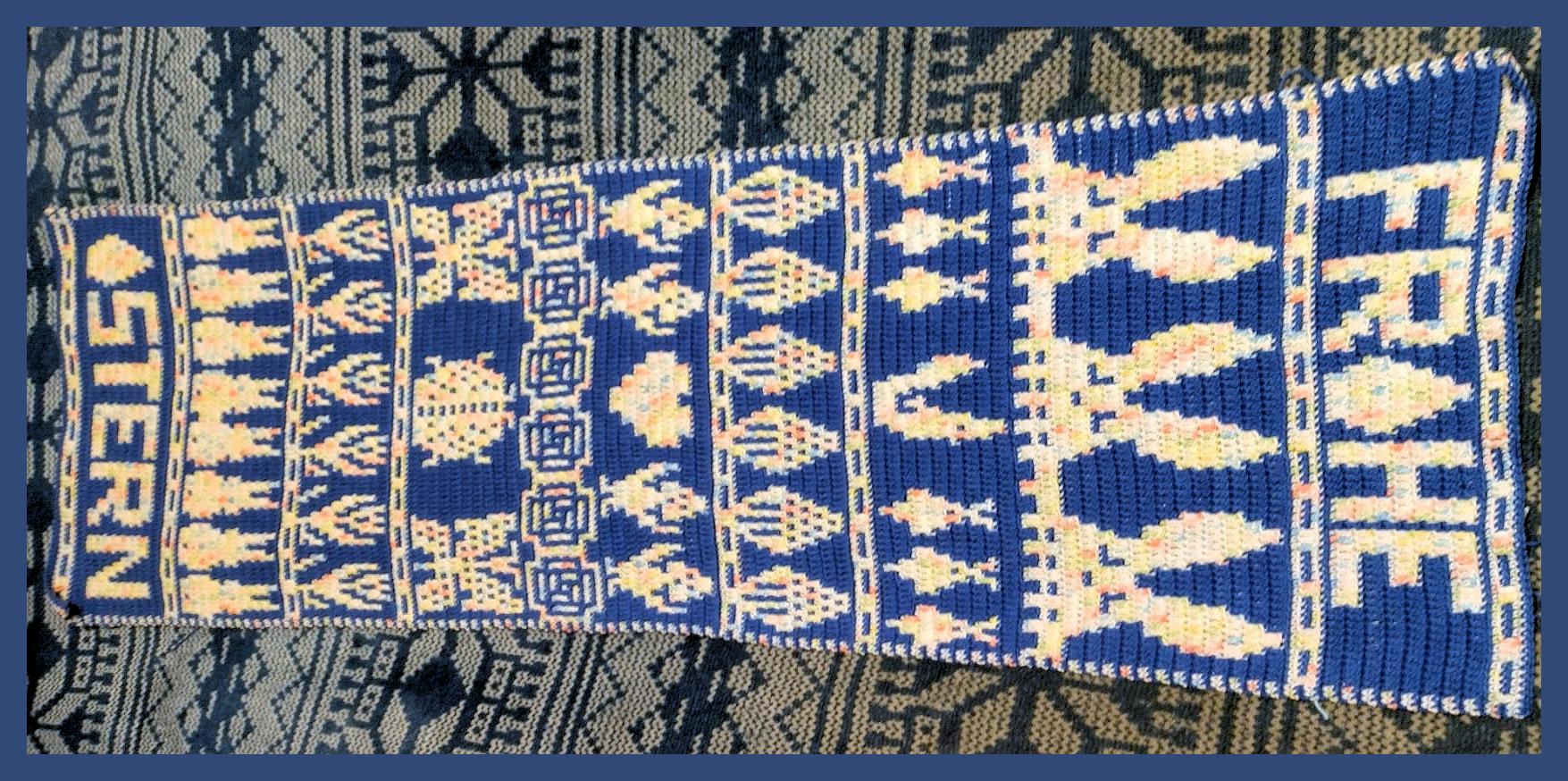 Osterzeit Tischläufer pattern