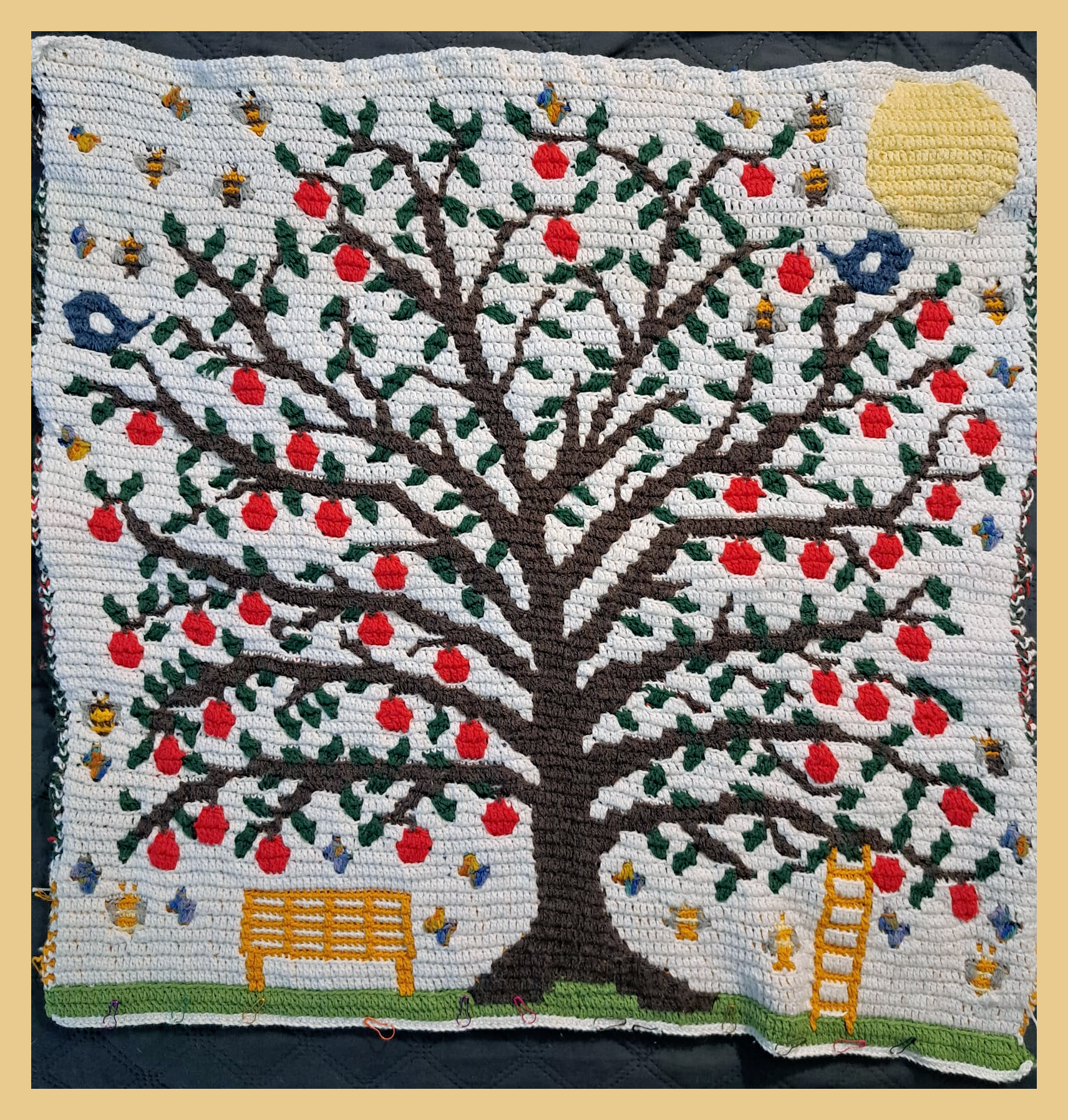 Seasons Mosaic Blanket Summer pattern
