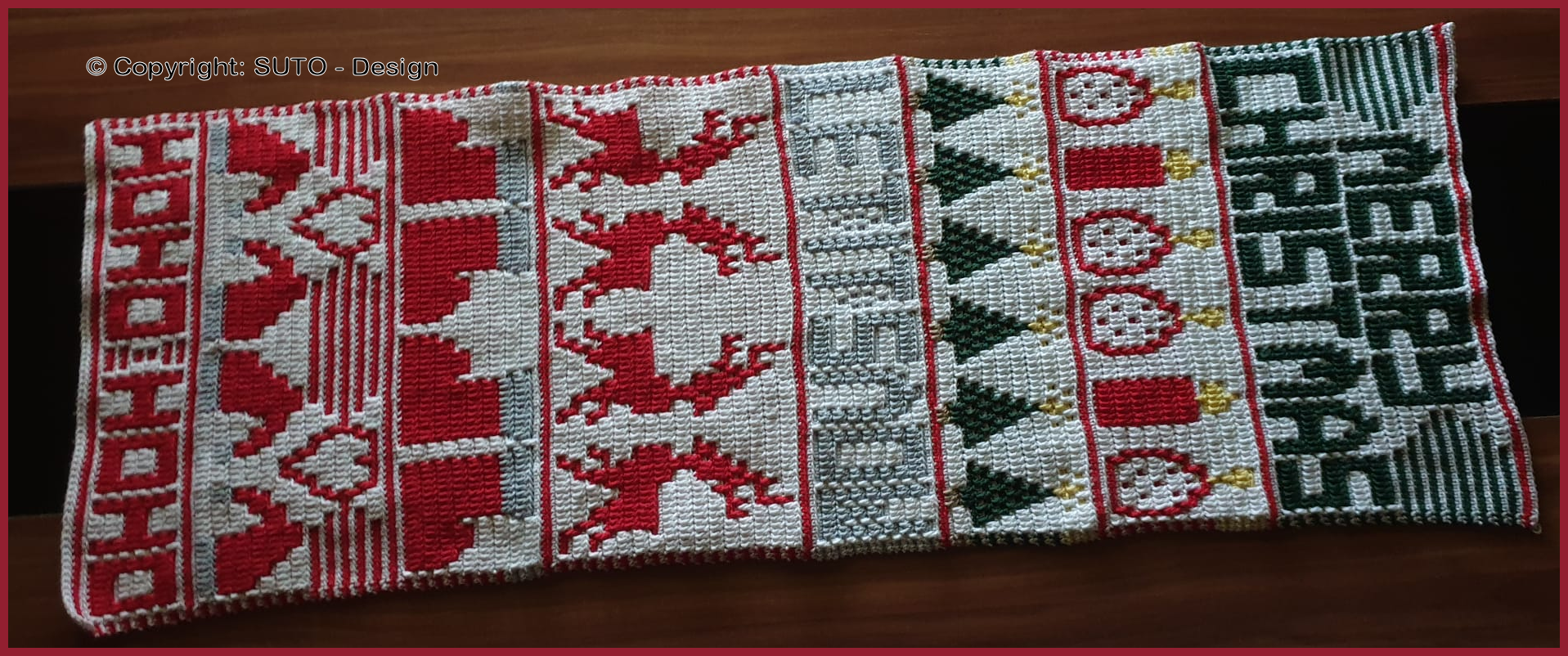 Weihnachtlicher Tischläufer pattern
