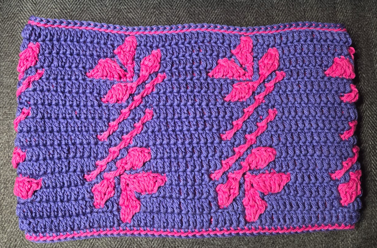Winterset melted snowflakes pattern