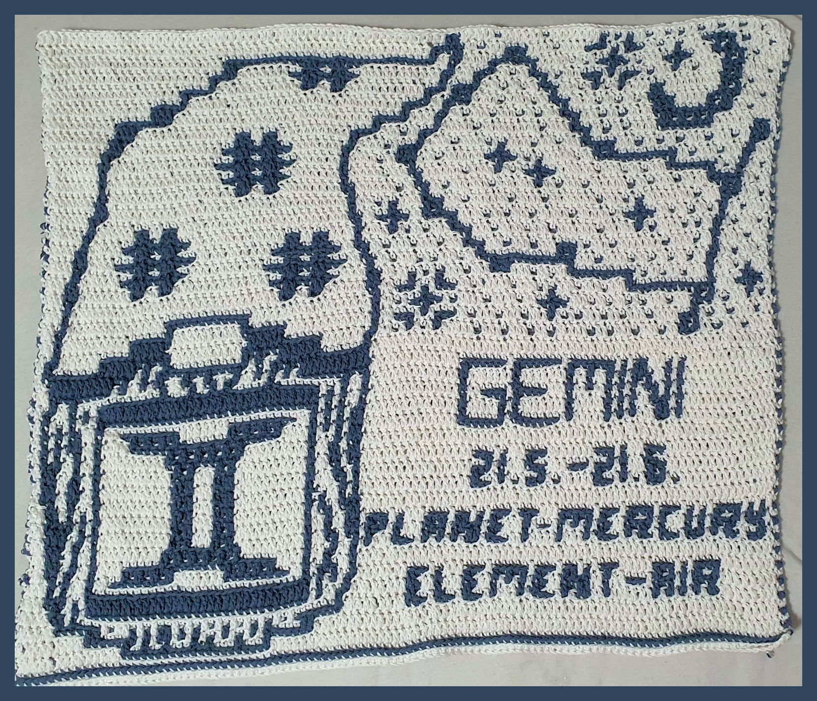 Zodiac Sign Gnome Gemini pattern