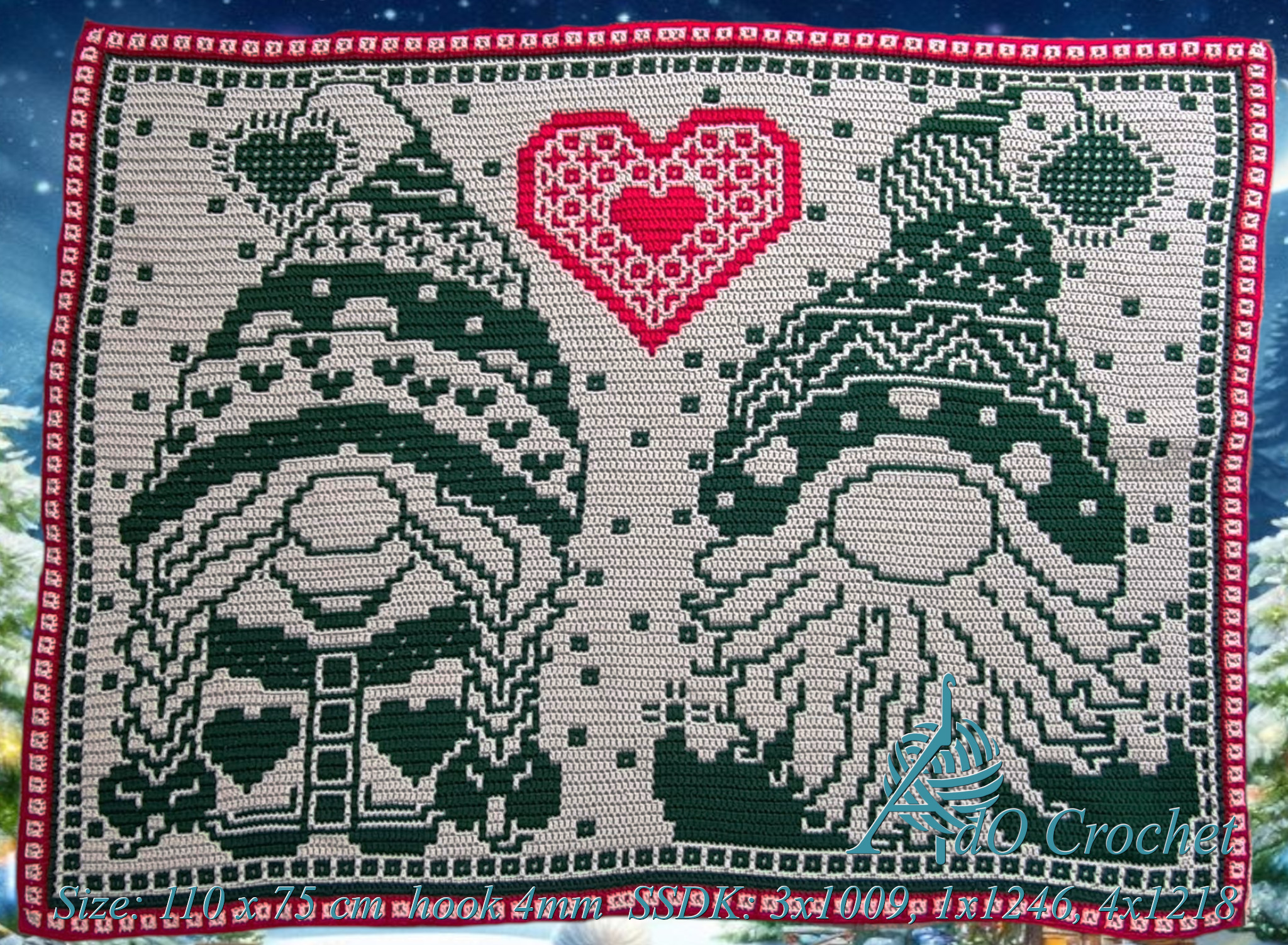 Christmas Gnomes pattern