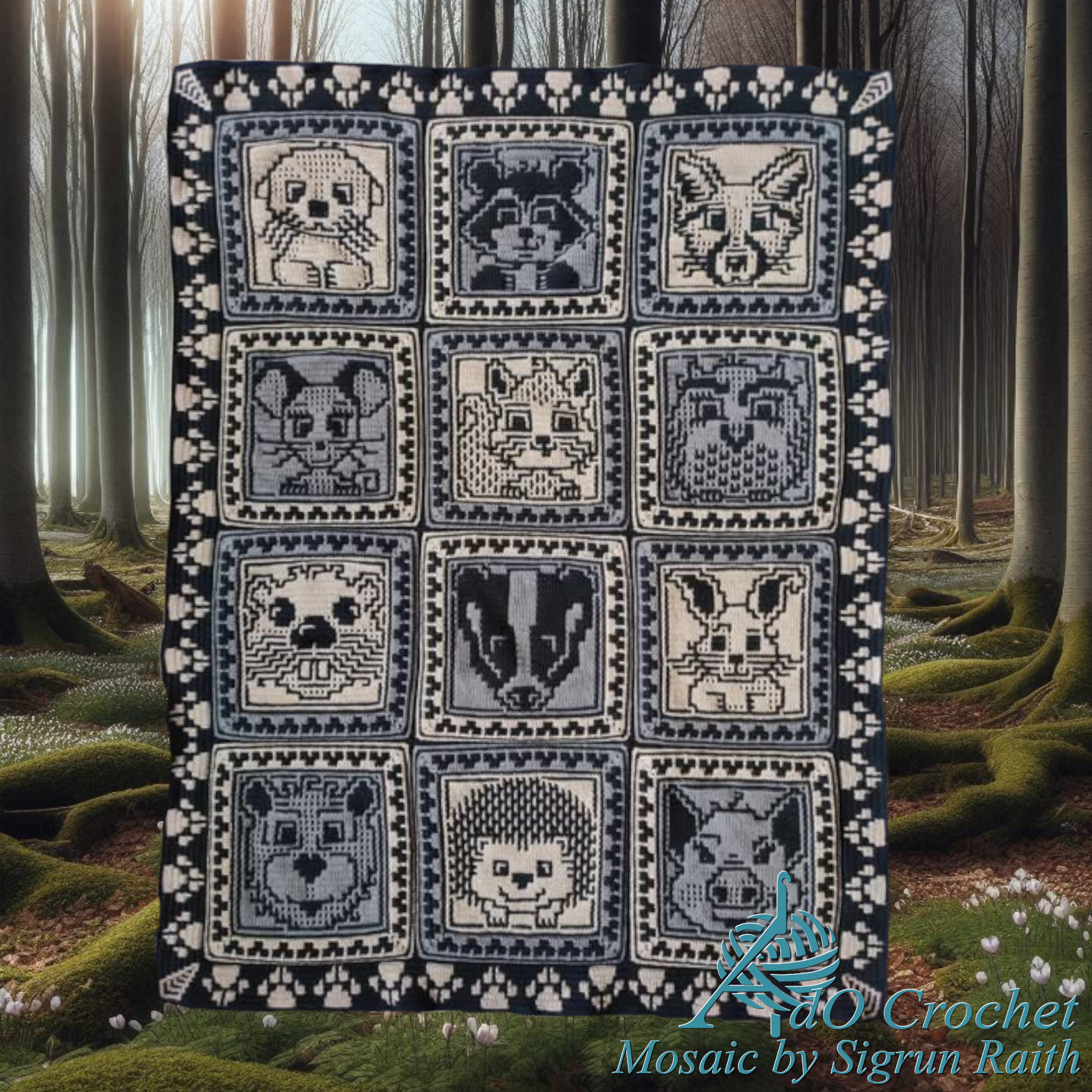 Forest Beasties pattern