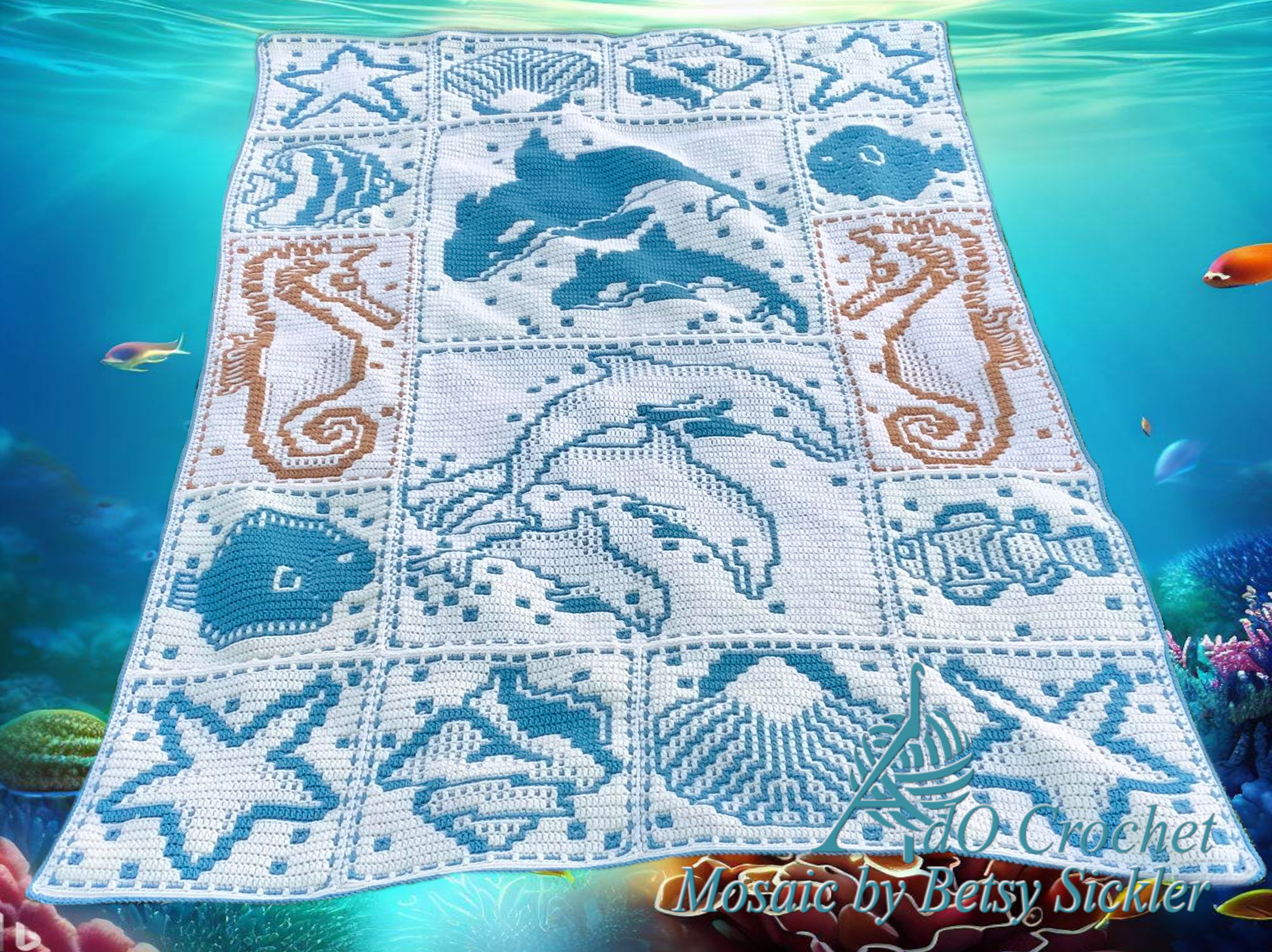 SeaWorld Orcas Dolphins and more pattern