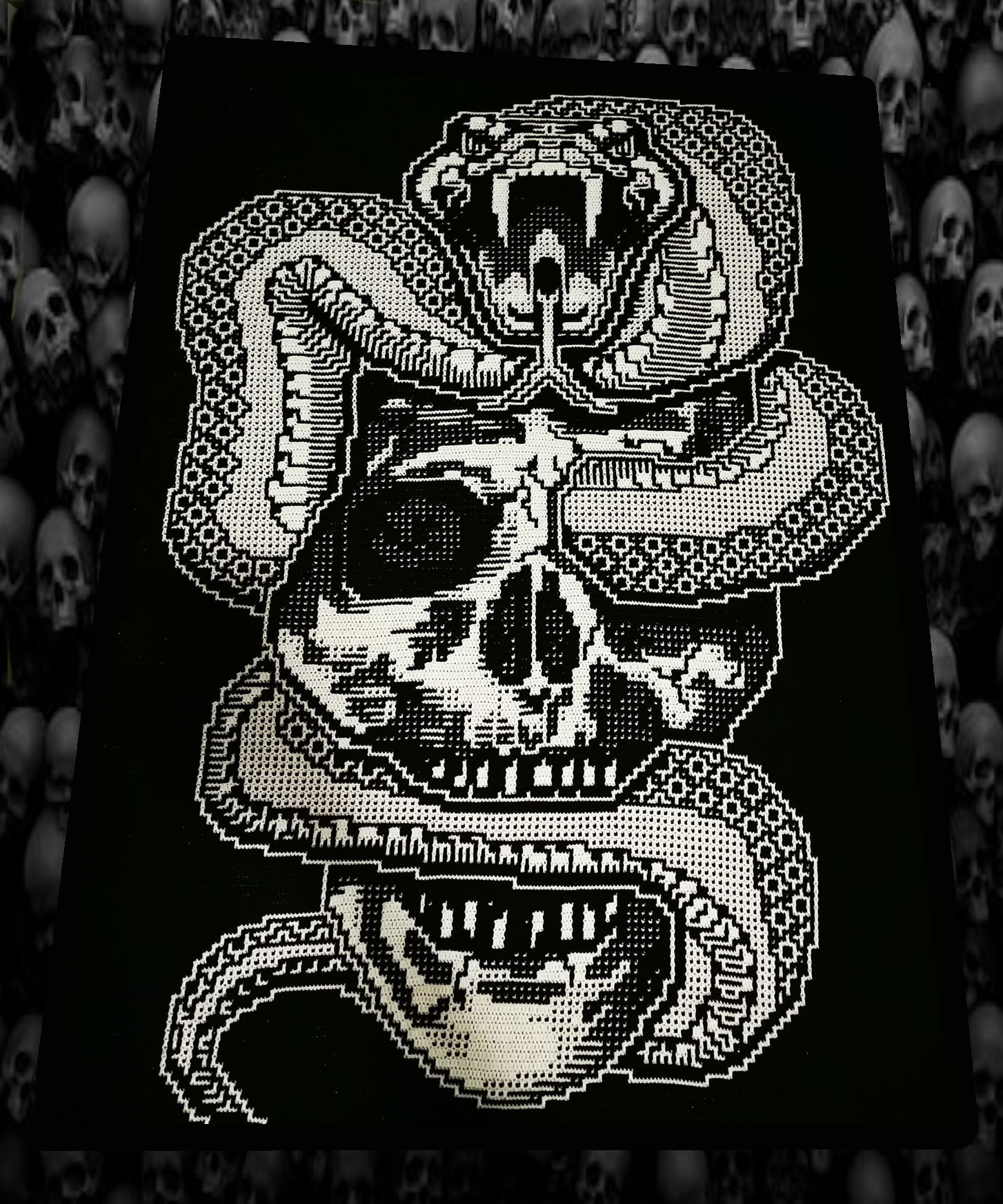 Snake and Skull pattern
