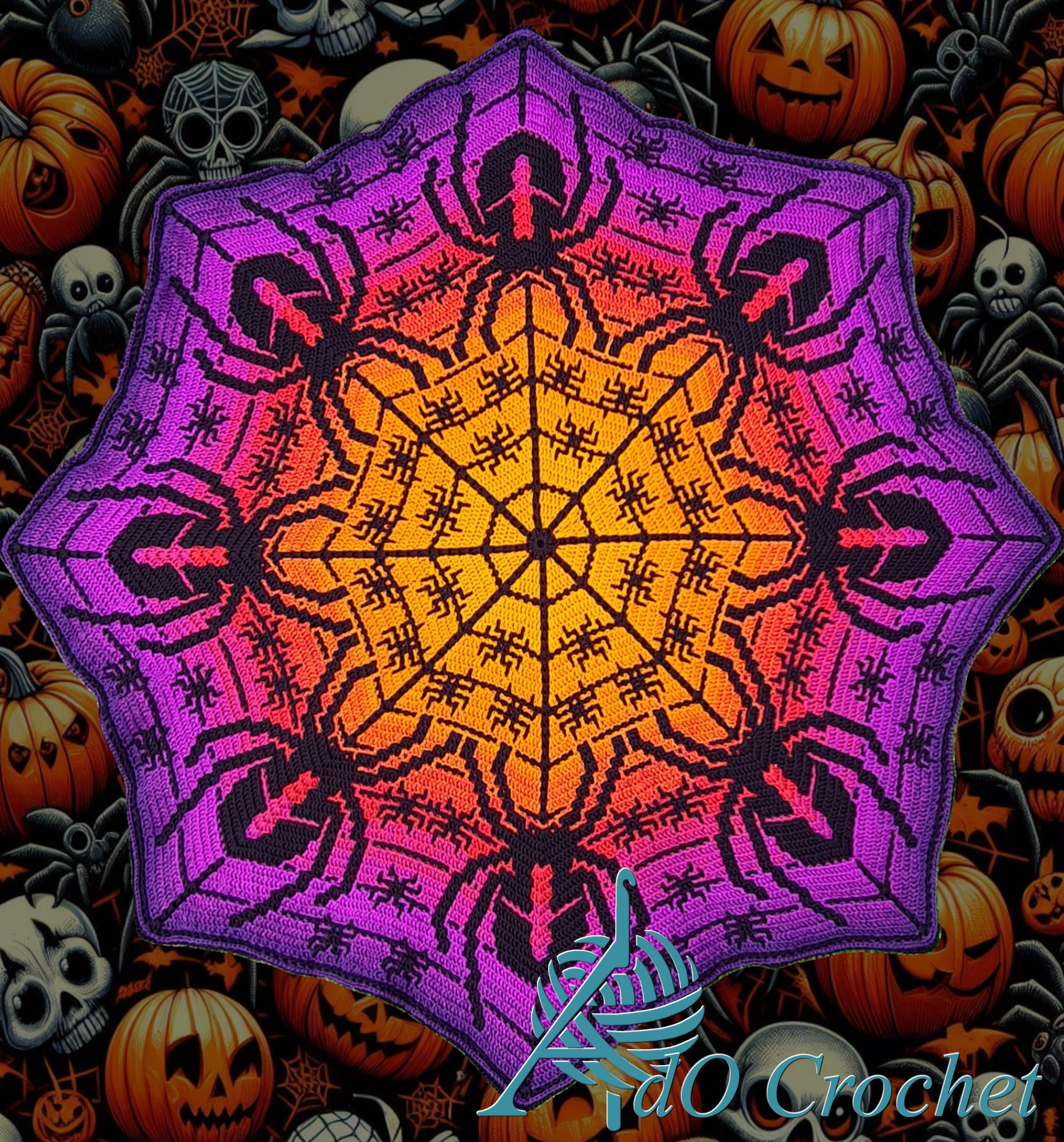 Spiders Octagon pattern