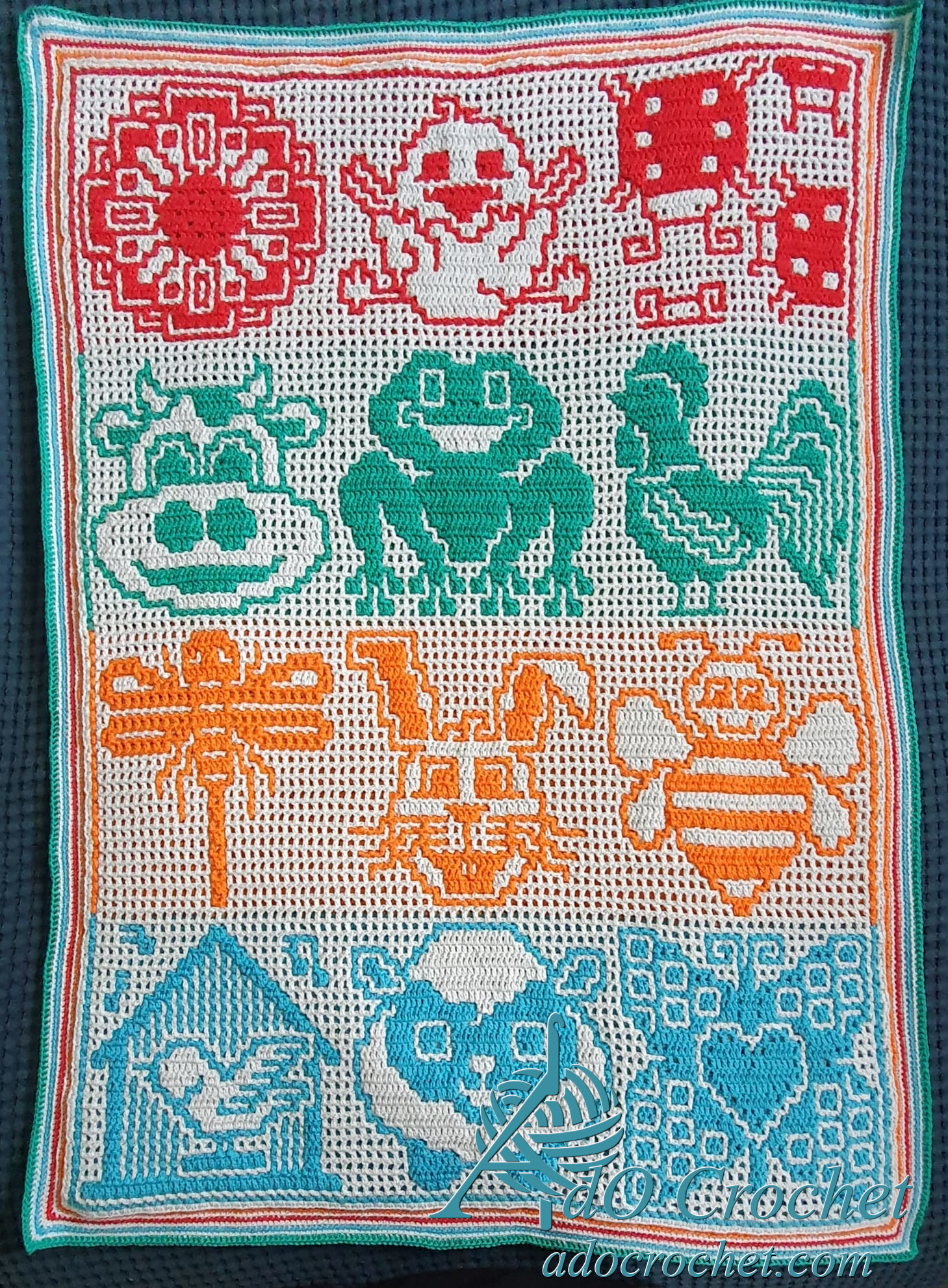 SpringThings afghan blocks pattern