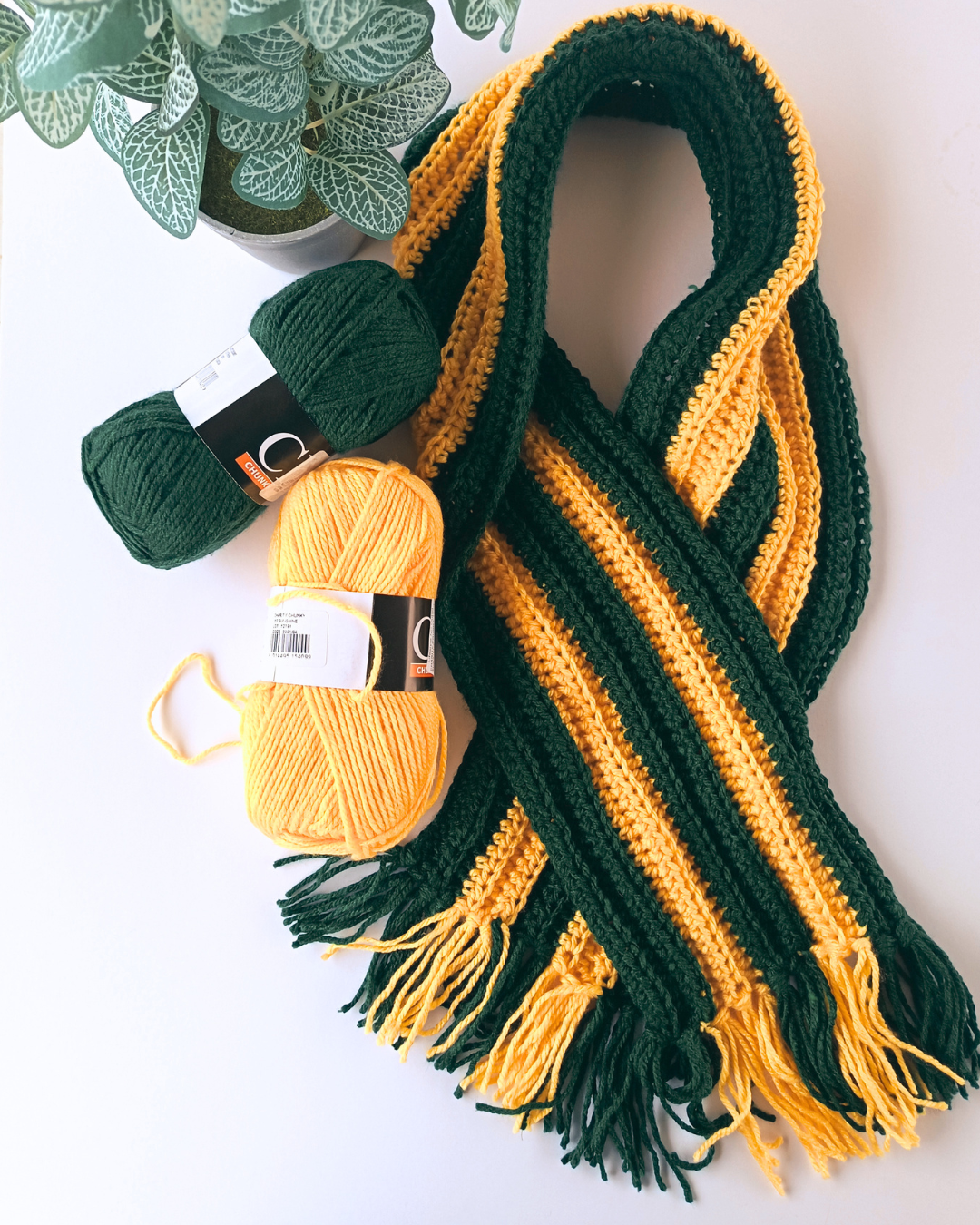 Green and Gold Scarf