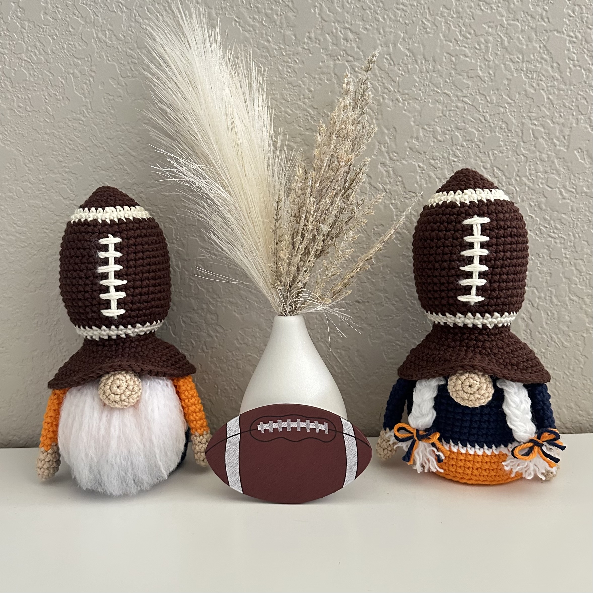Football Gnome Crochet Pattern
