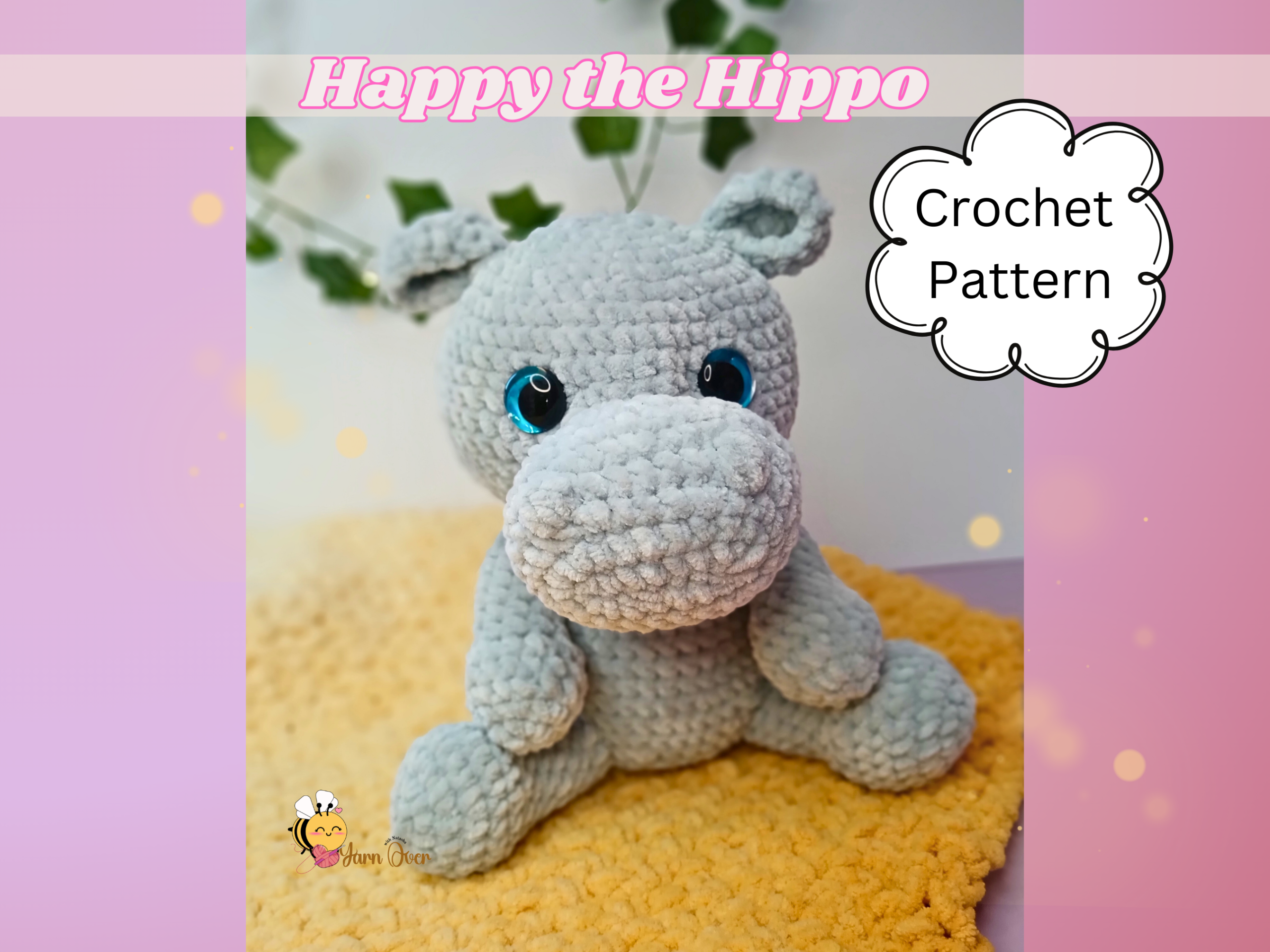 Happy Hippo PDF Pattern