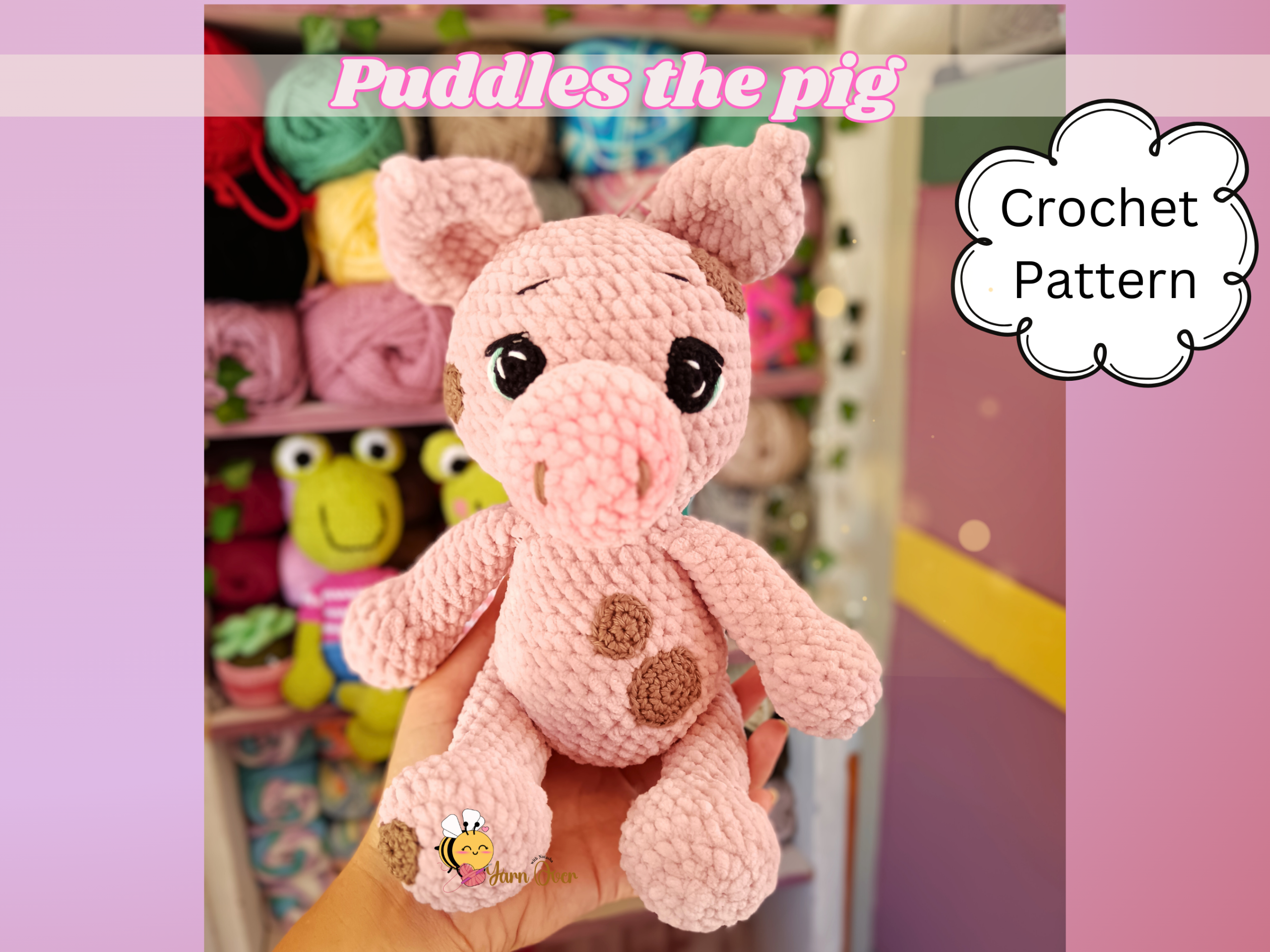 Puddles the pig- PDF PATTERN