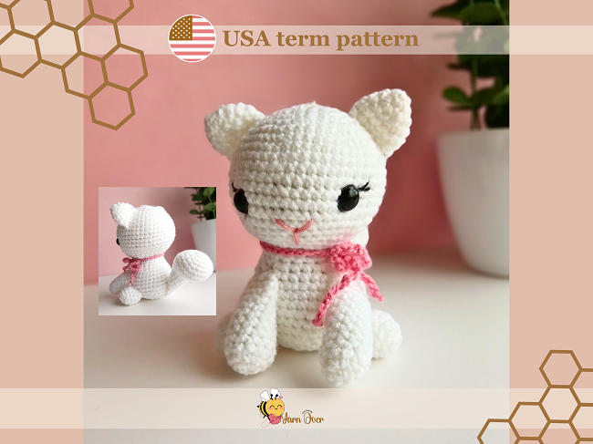 Rose the Kitten- Crochet pattern