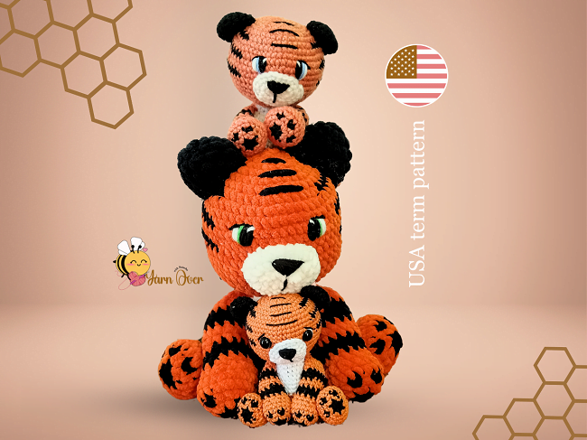 Ben the tiger- Crochet pattern