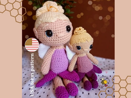 Flora the fairy crochet pattern- PDF