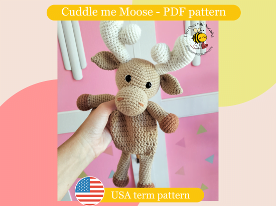 Cuddle me Moose- PDF pattern