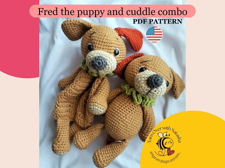 Fred and cuddle me puppy pattern