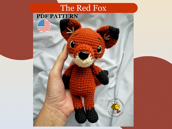 The red fox - crochet pattern