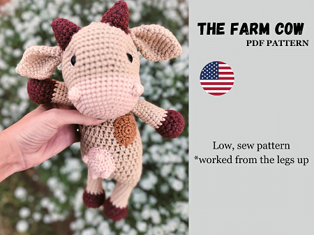 The farm cow- PDF pattern