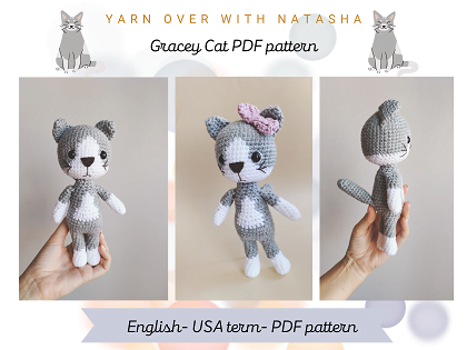 Gracey cat - Crochet pattern