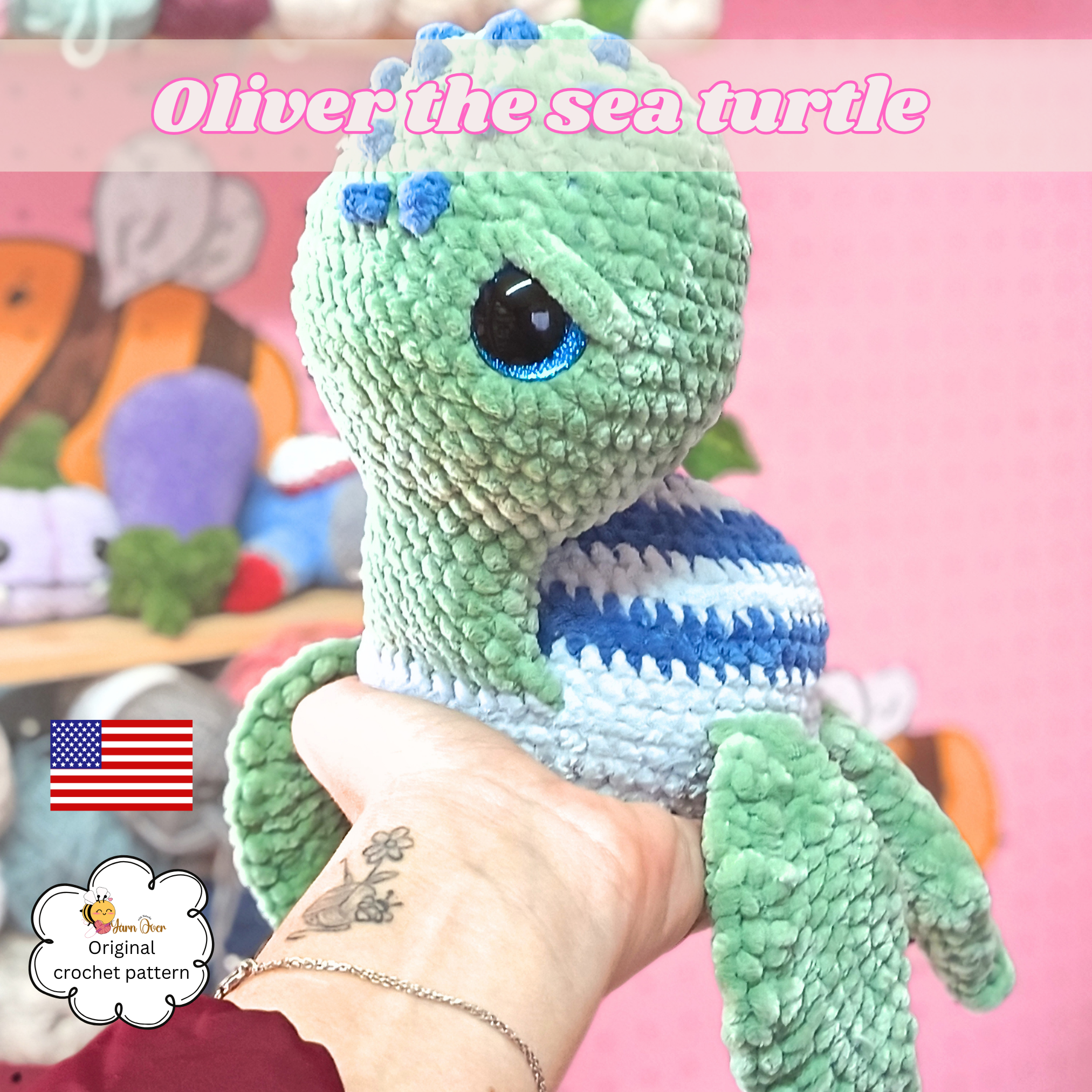 Oliver sea turtle- PATTERN