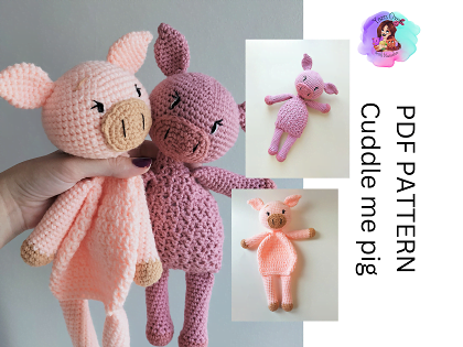 Cuddle me pig - Pattern