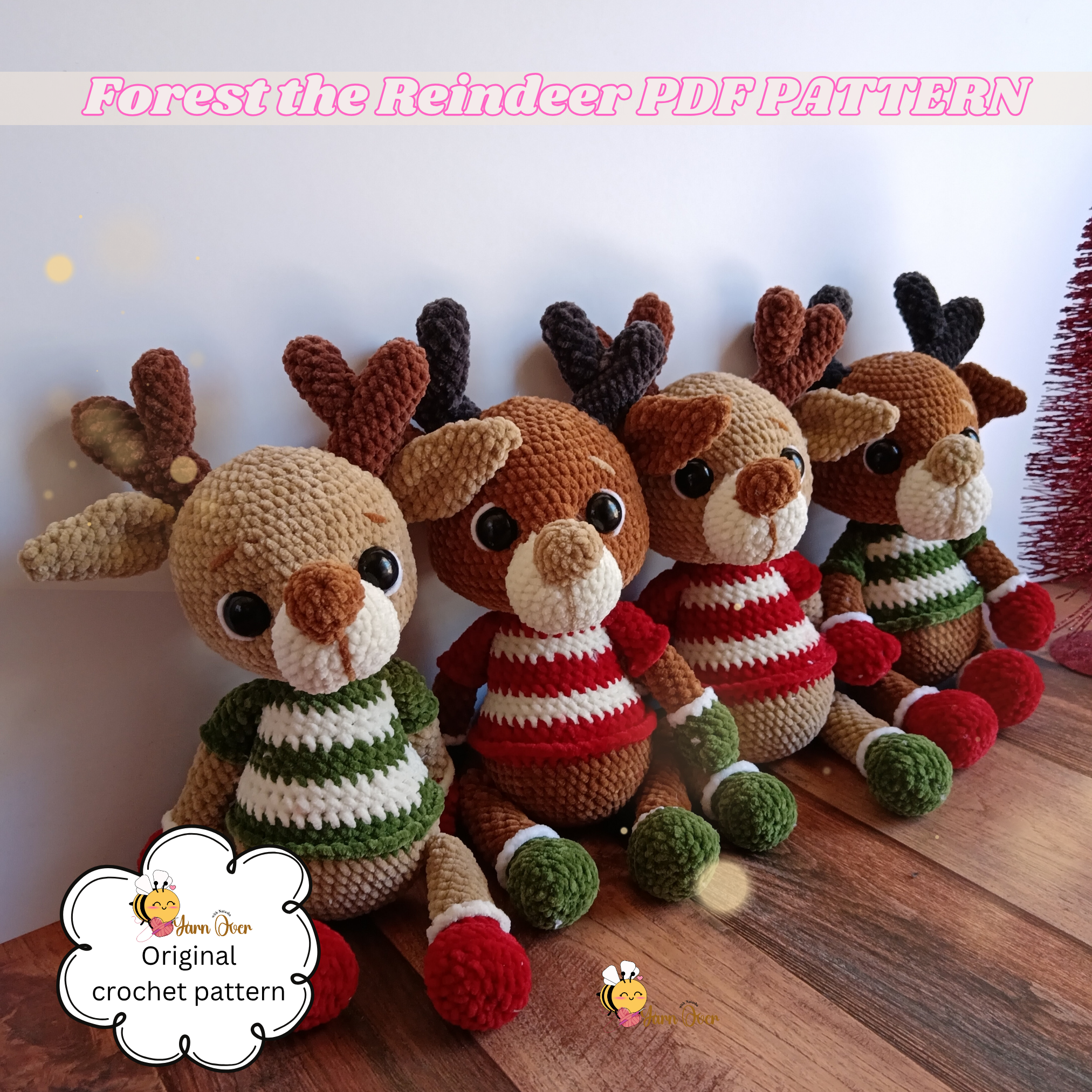 Forest the reindeer- Pattern