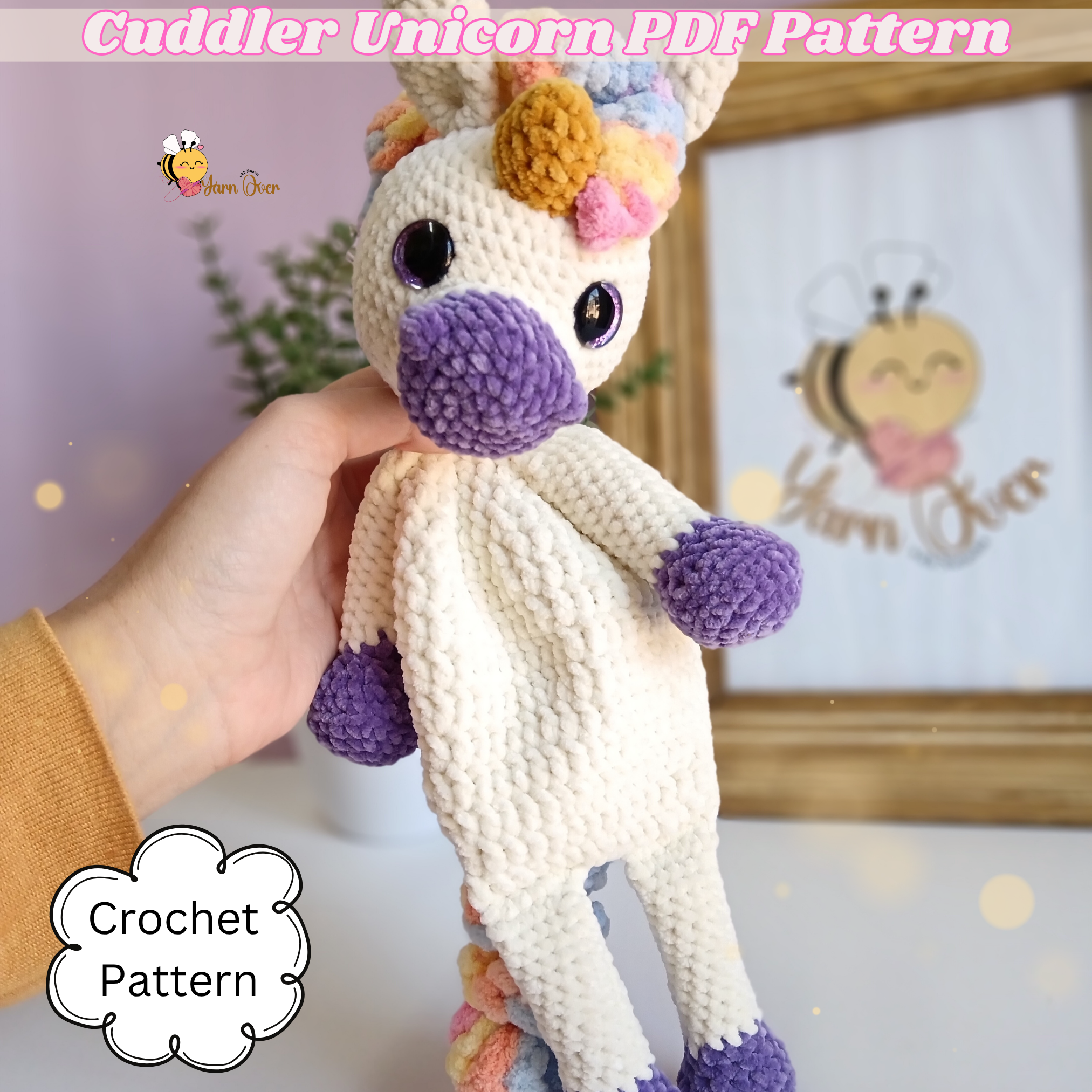 Unicorn cuddle me - Pattern