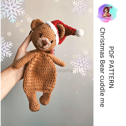 Christmas bear cuddle me- Pattern
