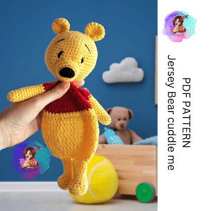 Jersey Bear cuddle me - Pattern